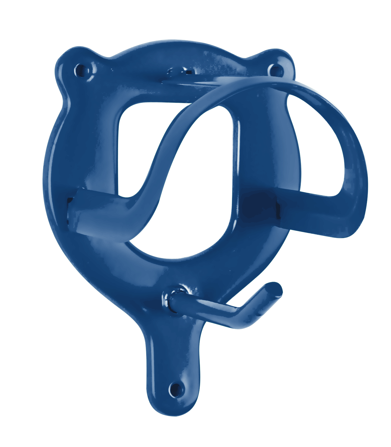 Wieszak na ogłowie metalowy niebieski Waldhausen - Cavalo